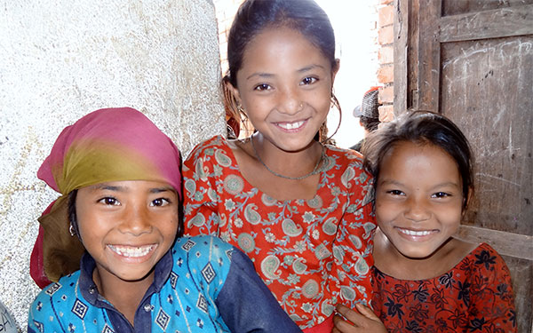 Nepalese children receive first ever eye care