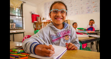 Your Support of the World Sight Day Challenge Helps Children like Claudia from Mexico