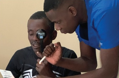 Optometry students in Haiti receive invaluable  hands-on training, despite civil unrest